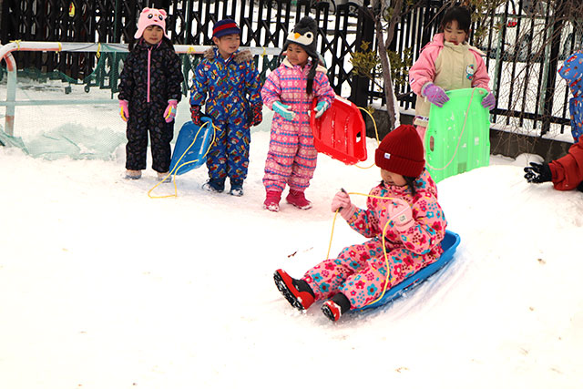 やっぱり雪遊びは楽しいなぁ1