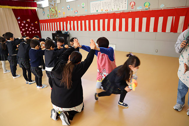 卒園式が間近になり、全園児集まってのお別れ会3