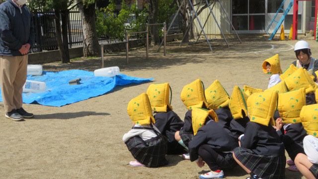 今年度1回目の避難訓練1