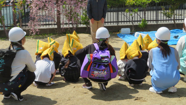 今年度1回目の避難訓練2